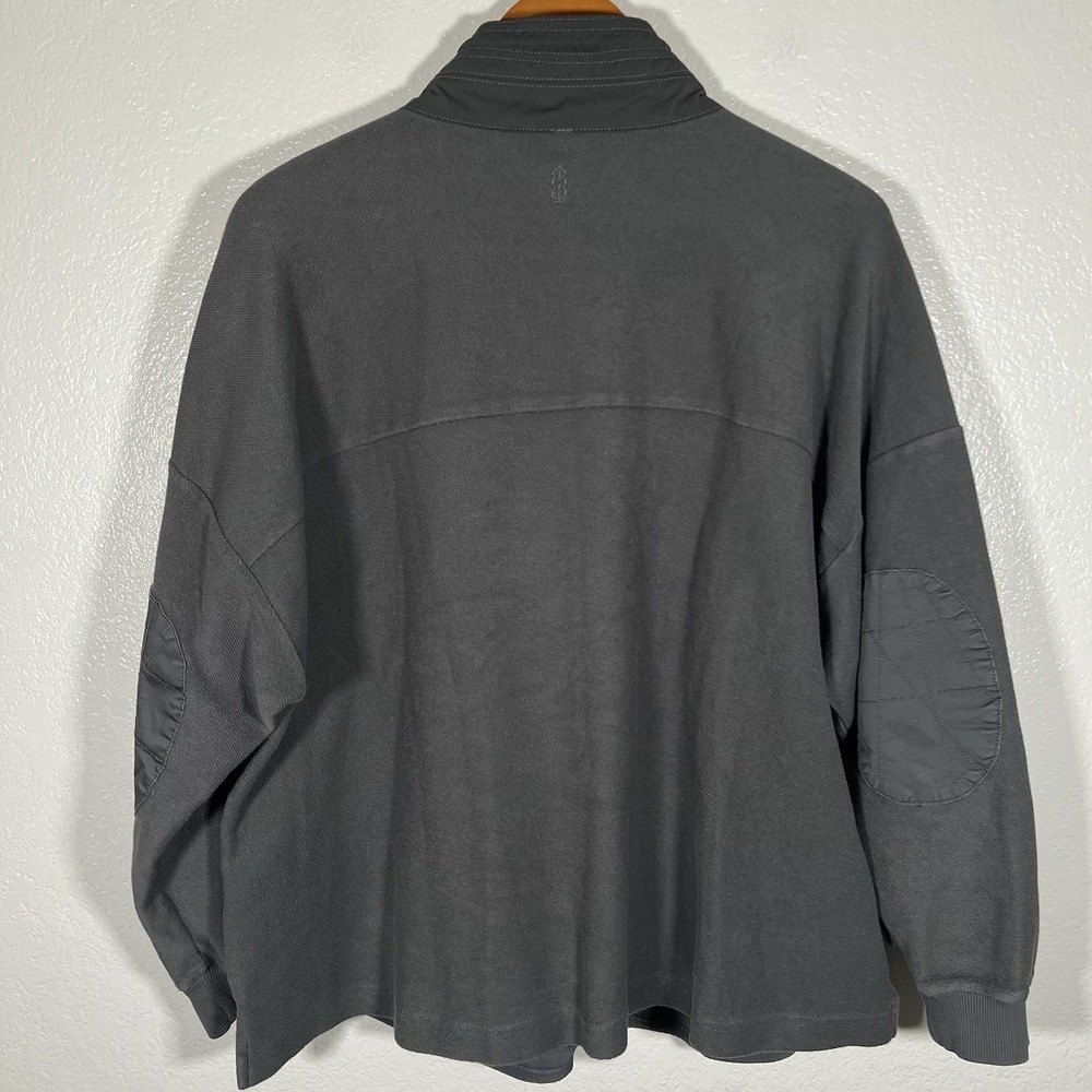 FP Movement Slow Rush Half Zip Pullover Jacket Casual Gray Size Small Athleisure - Picture 6 of 10